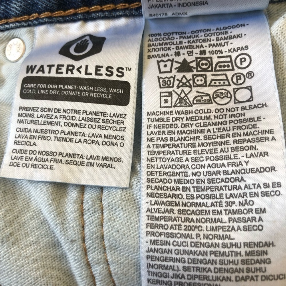 Levi’s Men’s 516 Straight Leg Medium Wash Jeans size 38 - Picture 8 of 8